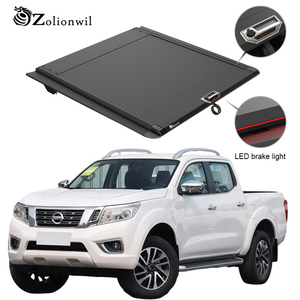 ฝาปิดกระบะท้ายแบบม้วนเก็บได้ Zolionwil พร้อมไฟเบรก LED สำหรับรถนิสสัน นาวาร่า D40 Np300 ไททัน <span class=keywords><strong>ปี</strong></span> <span class=keywords><strong>2019</strong></span> 2022 - Product Image 1