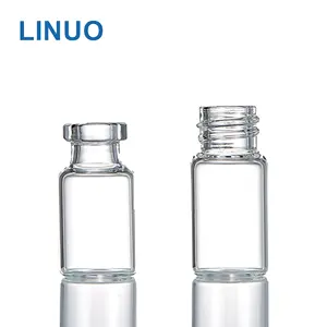 Shandong LINUO ücretsiz örnek 10 ml cam flakon septum kapaklı pakistan 3ml enjeksiyon şişesi tüp şişesi