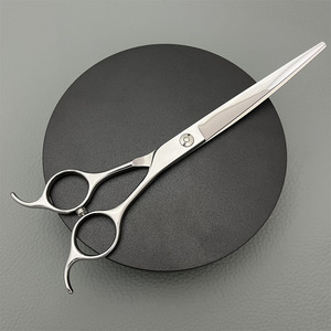 Tijeras Curvas de 7 Pulgadas para Peluquería Canina, Acero Inoxidable, Tijeras para Cortar el Pelo de Perros, Herramienta Profesional de Belleza - Product Image 3