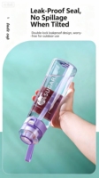 Bouteille sans BPA, anti-fuite, avec couvercle à ouverture rapide, pour boire directement, compatible lave-vaisselle, idéale pour le camping, le sport et la course à pied