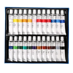Kunst liefert 24 Farben Großhandel Acryl Kit und Künstler Acrylfarben Set
