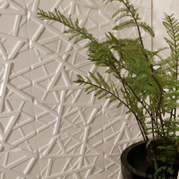 Panneaux muraux 3D en PVC imperméables, modernes et tendance, pour fond de scène de diffusion en direct, usage commercial, centres commerciaux, bureaux et bureaux d'accueil