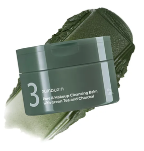 Bálsamo limpiador de poros y maquillaje NO.3 con té verde y carbón, bálsamo desmaquillante de limpieza profunda para el control de poros, suave para el rostro. - Product Image 5