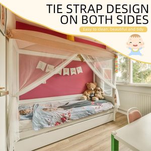 Hiện Đại Chống Muỗi Xách Tay Nữ Hoàng Kích Thước Muỗi Giường Lưới Tán Gấp Thiết Kế <span class=keywords><strong>In</strong></span> Mô Hình Mùa Hè Sử Dụng Cho Người Lớn Nhà - Product Image 4