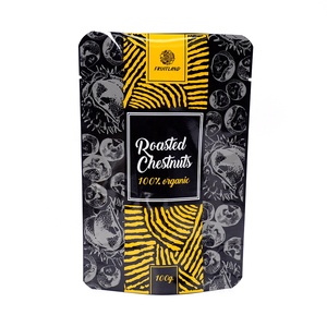 Sachet Doypack Personnalisé Imprimé 100g Qualité Alimentaire pour Châtaignes Grillées, Noix et Snacks – Scellable à Chaud, Étanche, à Fond Plat - Product Image 3