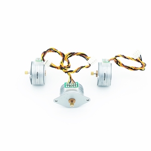 Motor paso a paso híbrido de imán permanente QQ Motor SM25 25mm con caja de engranajes, CC 6V, 2 fases, mini motor paso a paso 25BY para control de tocadiscos y robots - Product Image 1