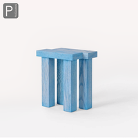 Tabouret long minimaliste moderne en bois massif, table basse et thé adapté aux meubles de salon durables dans les maisons ou les hôtels