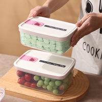 Keukenvoedselveilige PP stapelbare luchtdichte opbergcontainerset met schuifdeksels voor snacks, fruit en voedsel.