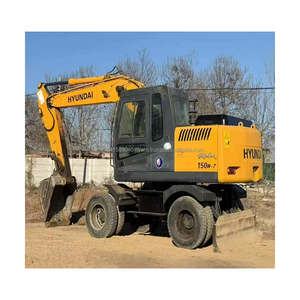 Excavadora hidráulica de segunda mano Hyundai 150W-7 usada (más excavadoras: 150W 215 220-9s) con informe de prueba para la venta - Product Image 2