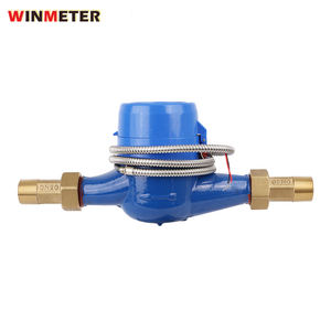 Compteur d'eau intelligent numérique intelligent à lecture directe Mbus photoélectrique/RS485 Compteur d'eau sèche en laiton contrôlé par vanne à distance - Product Image 3