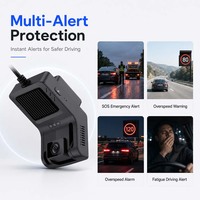 Cámara para Coche con 4 Lentes, Grabador de Video HD 1080P, Caja Negra, IA, ADAS, DMS, Reconocimiento Facial, 1 Año de Garantía