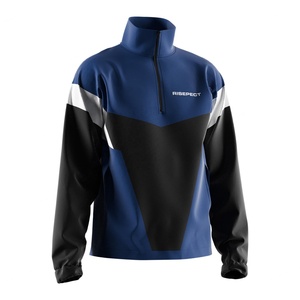 Veste à col montant zippée 1/3 personnalisée pour homme, coupe-vent, tissu léger, idéale pour les marques de vêtements de sport et de streetwear - Product Image 5