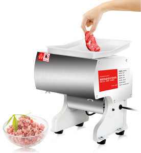 Cortadora de Carne Comercial Multiusos de Acero Inoxidable 70, Desmontable de Sobremesa, para Cortar en Cubos y Rebanadas - Product Image 1