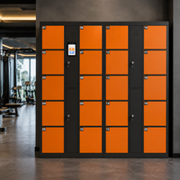 Armoire en acier sécurisée en libre-service avec serrure électronique intelligente à code-barres numérique, robuste, assemblée et écologique