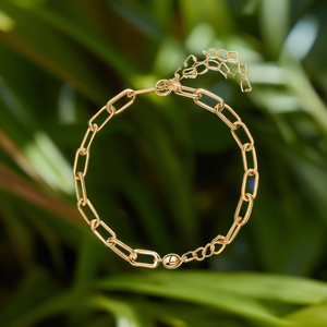 SL2508-7-34 สร้อยข้อมือแฟชั่นแบบโซ่และแบบเชื่อมต่อ - Product Image 3