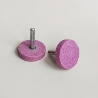 Têtes de meulage 16-30mm personnalisables OEM Pierre montée en céramique diamant Meuleuse rotative conique cylindrique abrasive à tige de 6mm