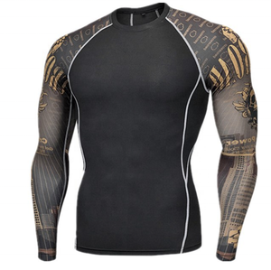 Chemises à compression imprimées personnalisées par sublimation, protège-éruptions MMA pour hommes - Product Image 2