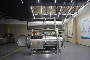 Nước công nghiệp ngâm nồi hấp khử trùng vặn lại Giá máy cho túi đóng hộp thực phẩm gói mềm hơi nước vặn lại - Product Image 5