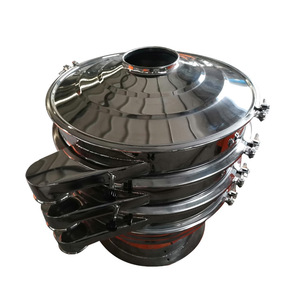 หน้าจอสั่นกลมหมุนสแตนเลสแบบ304ผงใหม่ที่มีขนาดอนุภาคแตกต่างกันสำหรับการคัดกรองอาหาร - Product Image 1