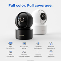 Cámara de Seguridad Interior IMILAB C22 3K, Cámara WiFi Inteligente para el Hogar, Detección Humana por IA, Audio Bidireccional, Sin Cuota Mensual, Cámara CCTV