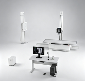 Sistema de Rayos X Digital PLD5900A de 85KW, <span class=keywords><strong>Tubo</strong></span> de 17*17 Pulgadas, FPD, Equipo de Radiografía con Mesa Flotante de 6 Vías - Product Image 1