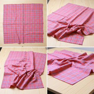 Camisas para Niñas de Algodón Khadi Tejido a Mano 100% Orgánico, Ecológicas, a Cuadros, Ligeras, Transpirables y de Secado Rápido, 60GSM, Precio al por Mayor - Product Image 2
