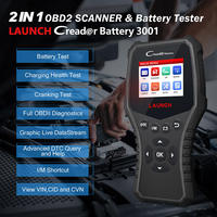 LAUNCH X431 CRB3001 probador de batería de vehículo eléctrico más nuevo escáner OBD/OBD2, actualización gratuita escáner de diagnóstico de coche