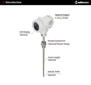 Sensor de Temperatura y Humedad <span class=keywords><strong>para</strong></span> HVAC MTH500HS, 200C, <span class=keywords><strong>Digital</strong></span>, LCD, 4-20mA, RS485, Transmisor Modbus, OEM, ODM - Product Image 5