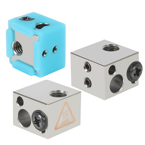 บล็อกทำความร้อนทองแดง 3DSWAY BP6 NV6 ชุบนิกเกิล ทนความร้อนสูง หัวฉีดพิมพ์ 3 มิติ - Product Image 1