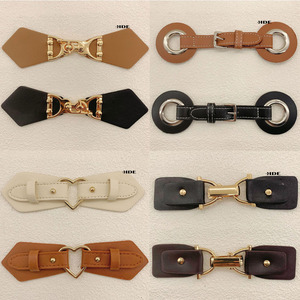 Heart Shape Ring Metal Leather Pair Buckles Leather Toggle Clasp for Women Garment Belts Luggage Apparel Accessories Wholesale - Product Image 1
