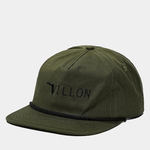 Gorra de Béisbol de 5 Paneles con Logotipo Personalizado OEM, Gorra de Algodón sin Estructura con Bordado, Visera Plana Verde Oliva con Cuerda y Hebilla de Metal - Product Image 3