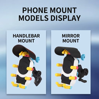 Nouveau support de téléphone de voiture YS, mignon, coloré, de luxe, support de téléphone de moto antichoc pour voiture