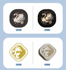 กล่องบรรจุภัณฑ์น้ำหอมแบบแข็ง MLM ขนาด 10 กรัม แบบกำหนดเองได้ กล่องโลหะคุณภาพสูงแบบแม่เหล็ก บรรจุภัณฑ์เครื่องสำอางรูปทรงพิเศษแบบ OEM - Product Image 3