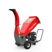 Broyeur de bois et de copeaux ATV de 12 cm alimenté par un moteur à essence Austter 15 HP Loncin /Ducar /B&S