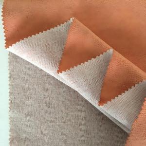 Tissu composite en <span class=keywords><strong>daim</strong></span> avec feuille d'or de luxe - Matériau imperméable simili cuir pour vêtements et textiles de maison - Product Image 5