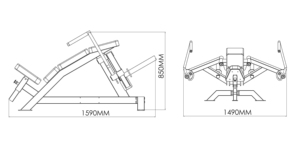 Eğim Pec Fly makinesi güç eğitimi için ticari spor salonu ekipmanı plaka yüklü üst göğüs eğitmen - Product Image 5