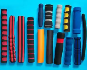 Various color design Custom Soft Protective Sponge Hollow Tube Rubber Foam Grip Handle for Fitness Sports