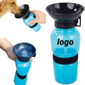 Botella de Agua Portátil con Logotipo Personalizado, 550 ml, Bebedero para Mascotas, Taza de Viaje - Product Image 1
