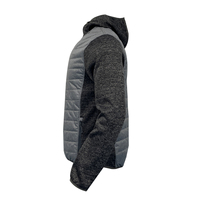 Veste matelassée d'hiver pour homme, veste en tricot patchwork rembourrée, nouvelle veste hybride, vente en gros