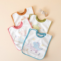 Bavoirs de brossage de dents pour enfants en polaire corail, imprimés de dessins animés mignons, doux, absorbants, écologiques et réutilisables – Vente en gros pour fabricants