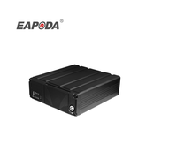 EAPODA perekam Video mobil sistem DVR 4CH, kamera dasbor MDVR kotak hitam resolusi 1080P kartu SD resolusi LCD 4G 3G