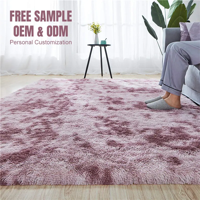 Factory Supply Soft Big Bedroom Rugs Large Luxury Shaggy Carpet For Living Room