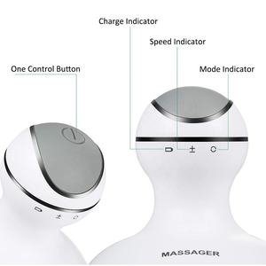 Masajeador de cabeza portátil de mano con máquina de masajeador de cabeza de amasado masaje de cuero cabelludo inalámbrico - Product Image 4