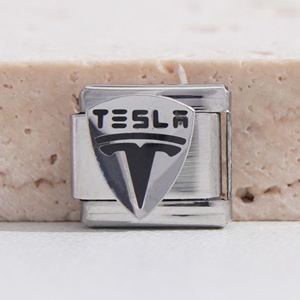 Modular Stainless Steel Car Emblem Bracelet Unisex Fashionable DIY Jewelry Chain With Interchangeable Charms - Product Image 2