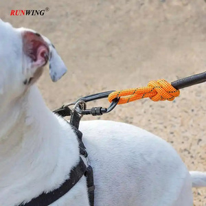 Custom Pet Dog <strong>Rope</strong> Leash with Carabiner Clip, Heavy Duty Mountain Climbing <strong>Rope</strong> Slip <strong>Lead</strong> for Medium and Large Dogs - Product Image 6