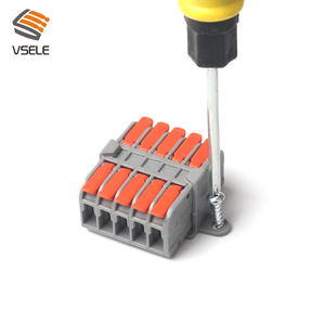 Đầu Nối Nhanh Mini Đầu Nối Ốc Đòn Bẩy Nhỏ Gọn Thông Dụng Đầu Nối Dây Dẫn Đẩy Vào 3 Chân Khối Đầu Cuối 3.5Mm - Product Image 4