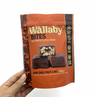 Matte Stand up Pouch Food Grade with Window for High-End Cosmetic Chocolate Candy Luxury Product