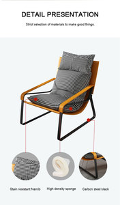 Liyu Mobilier de bureau Design italien Canapé simple Chaise Style européen Offre Spéciale pour hôtel Chambre Villa Salon Accent Utilisation - Product Image 4