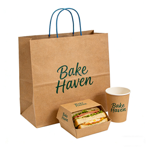 Bolsas de Papel Kraft Personalizadas, Reciclables, para Compras, Impresión de Fábrica al por Mayor - Product Image 4