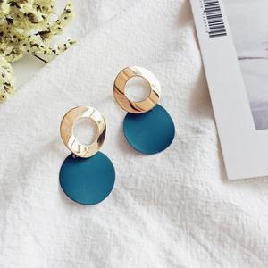 LX3741 pendientes redondos de moda pendientes de aleación al por mayor regalos de promoción joyería al por mayor - Product Image 1